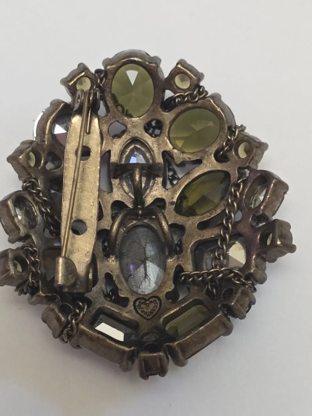 Stella & Dot After The Rain Chain Wrapped Brooch/Pendant